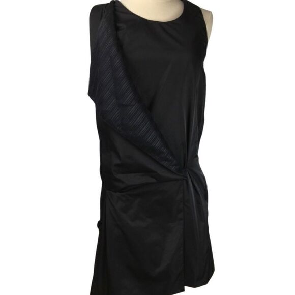 Balenciaga Black Label Runway Silk Asymmetric Tuxedo High Fashion Couture Mini - Picture 7 of 16